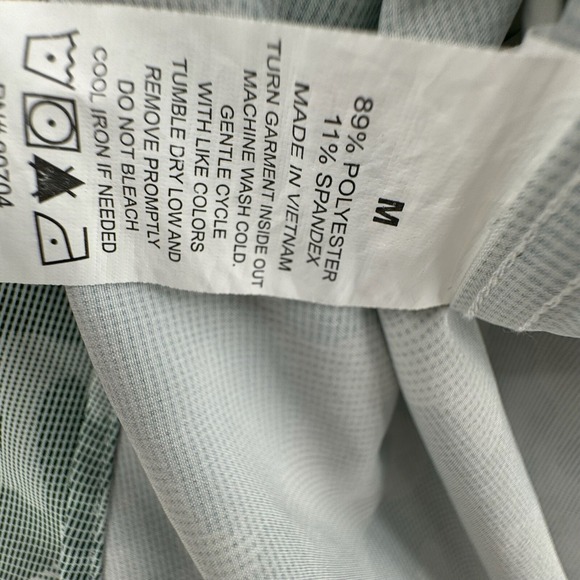 Vince Camuto Shirt Mens Medium Camouflage Button Up Green Polyester Stretch - Picture 4 of 6